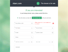 Tablet Screenshot of nbarc.com